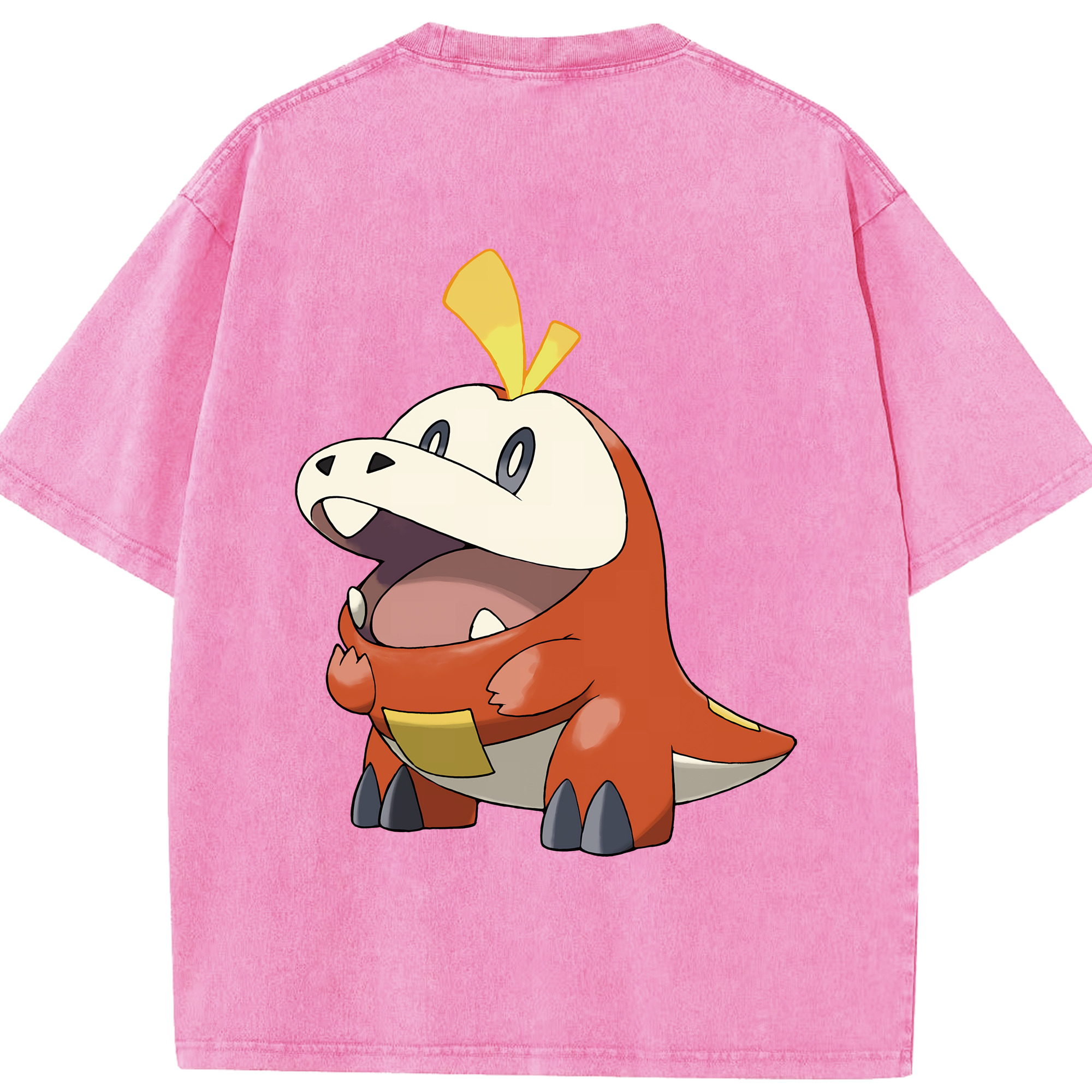 （画像用） ポケットモンスター Pokémon 綿100% ヴィンテージ風 半袖Tシャツ（背面プリント）